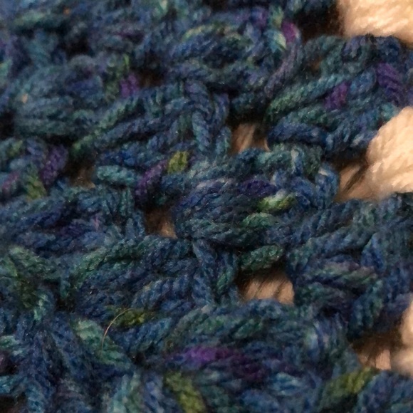 Set of 2-Handmade Crocheted Squares-10x10 - Picture 4 of 13